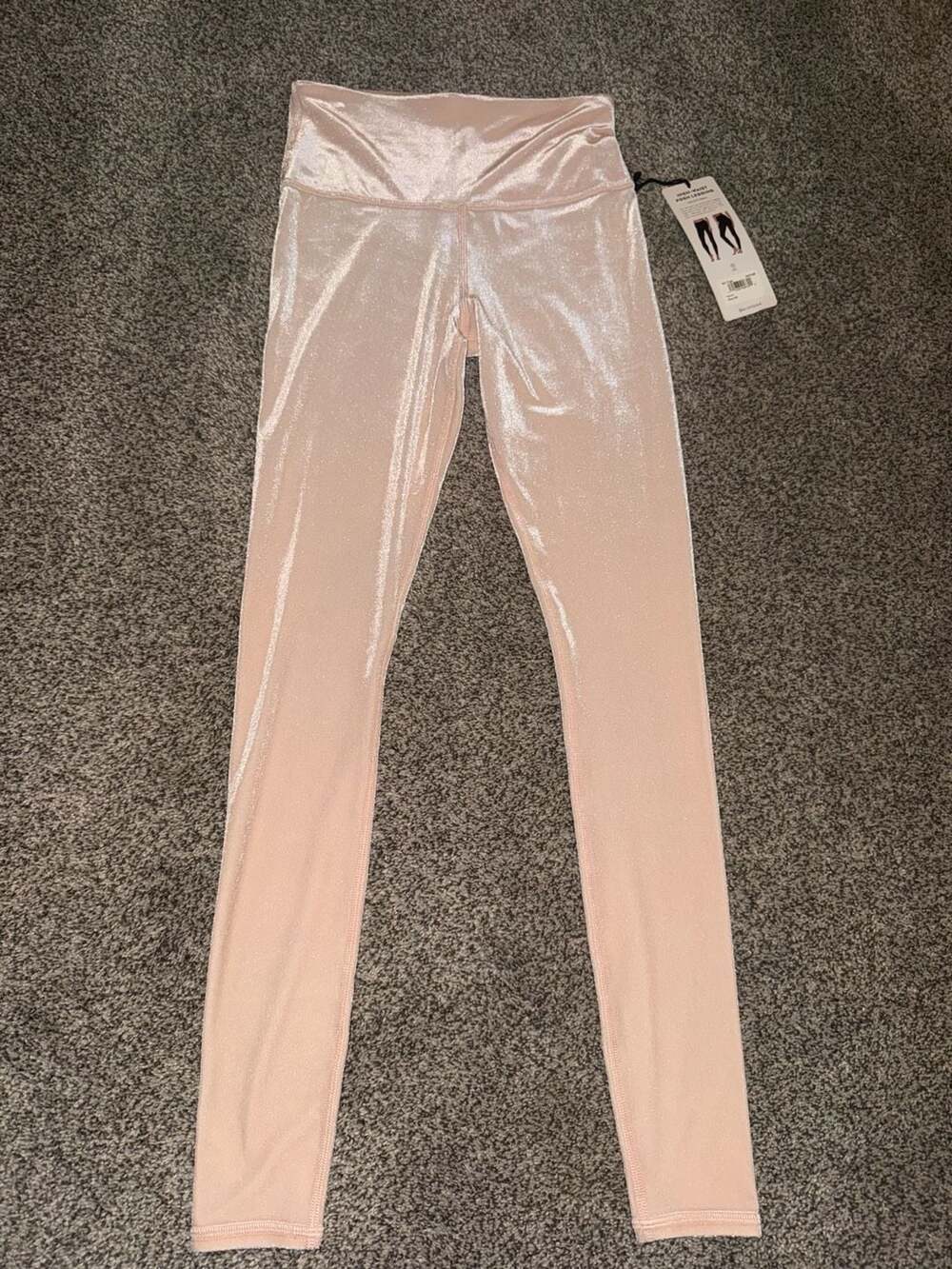 Alo Yoga High-Waist Posh Legging in Nectar, Size XS